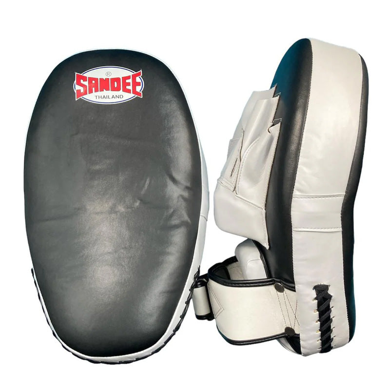 XL Curved Focus Mitts - Black & White
