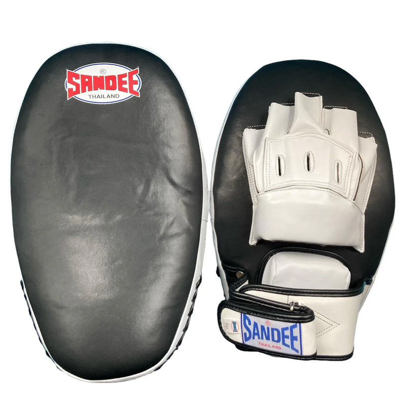 XL Curved Focus Mitts - Black & White
