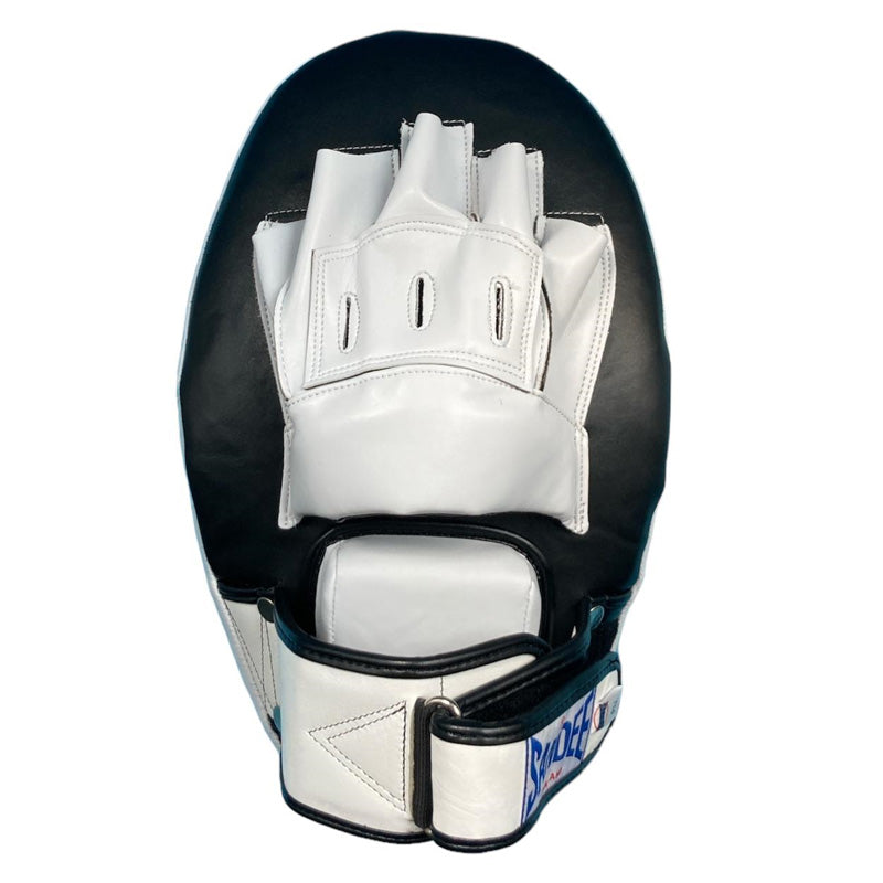 XL Curved Focus Mitts - Black & White