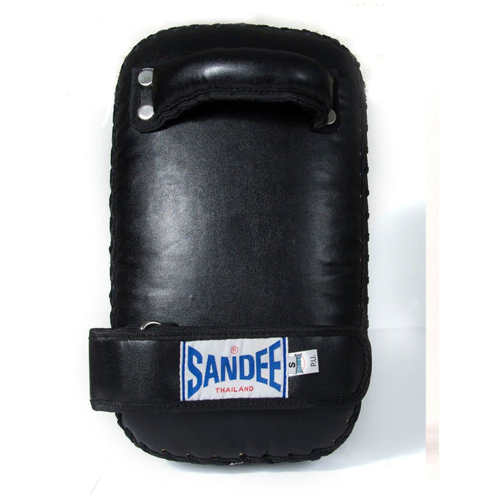 Extra Thick Flat Thai Small Kick Pads - Black & White