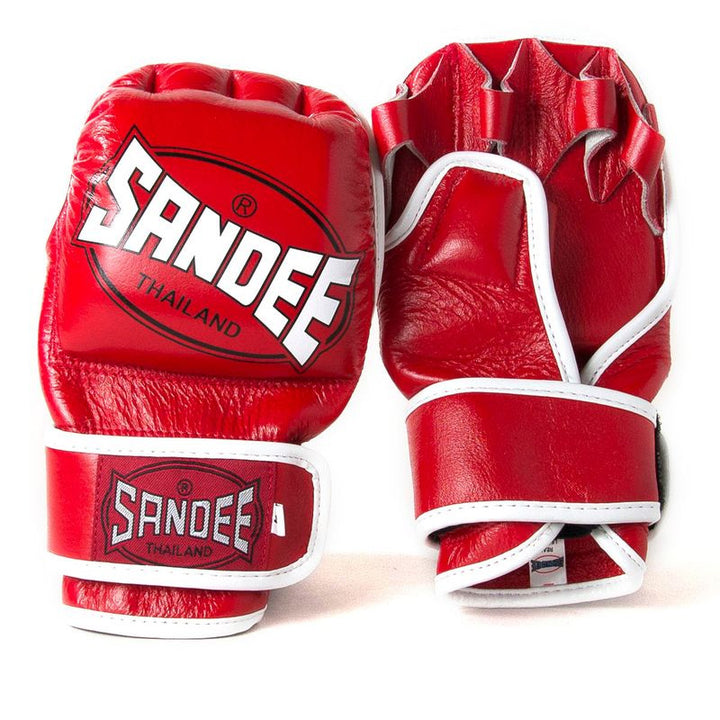 MMA Sparring Gloves - Red & White