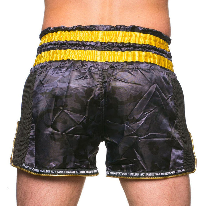Thai Shorts - Supernatural Power - Black / Carbon / Gold