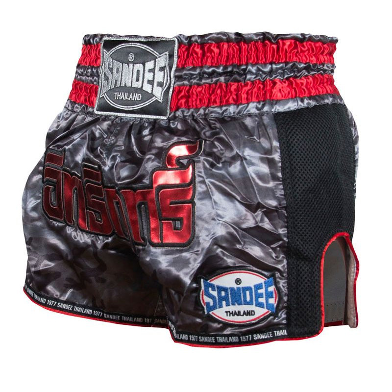 Thai Shorts - Supernatural Power - Black / Carbon / Red