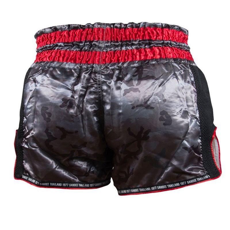 Thai Shorts - Supernatural Power - Black / Carbon / Red