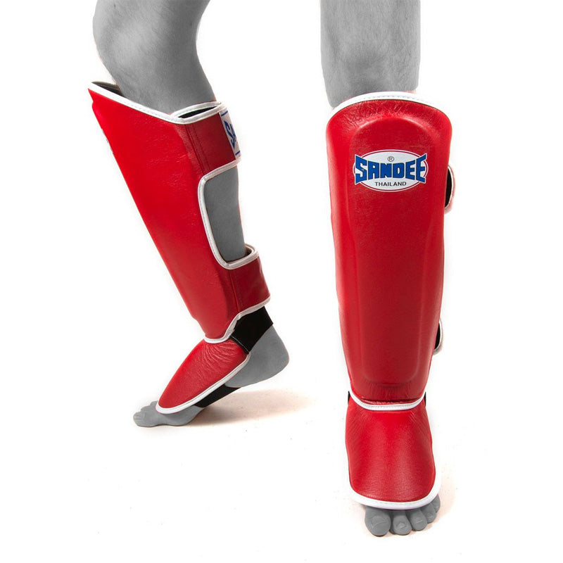 Authentic Boot Shinguards - Red & White – SANDEE WORLDWIDE LIMITED