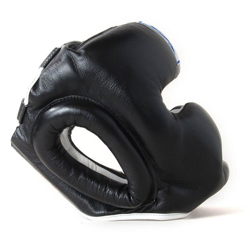 Kids Closed Face Head Guard - Black & White