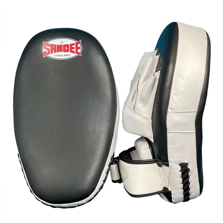 XL Curved Focus Mitts - Black & White