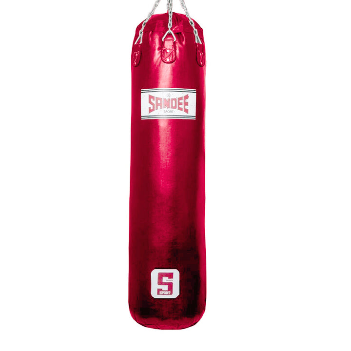 Sport Synthetic Leather Punch Bag - Red - Synthetic Leather - 5ft